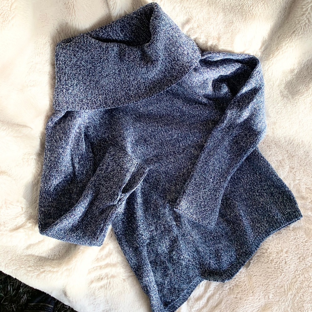 Turtleneck Asymmetric Cozy Sweater